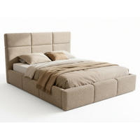 POLSTERBETT Celine - Eichefarben/Creme, Holz/Kunststoff (180/200cm) - Sofnet