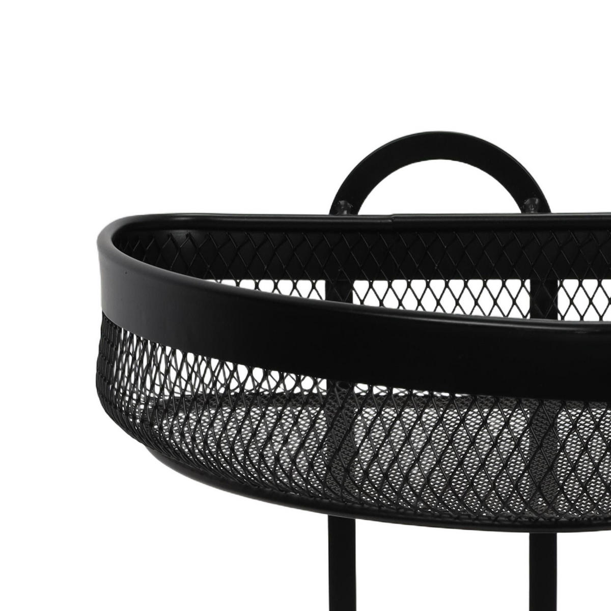ECKREGAL 2 Ablagen 23/23/33,5 cm - Schwarz, Metall (23/33.5/23cm) - 5five Simply Smart