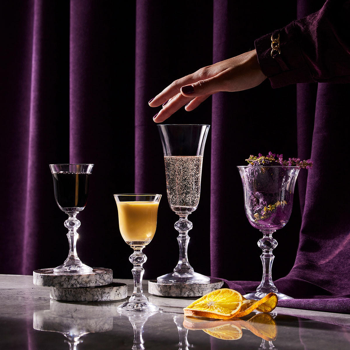 ROTWEINGLÄSER, 6er-Set, 250 ml - Transparent, Glas (0.25L) - Krosno Glass