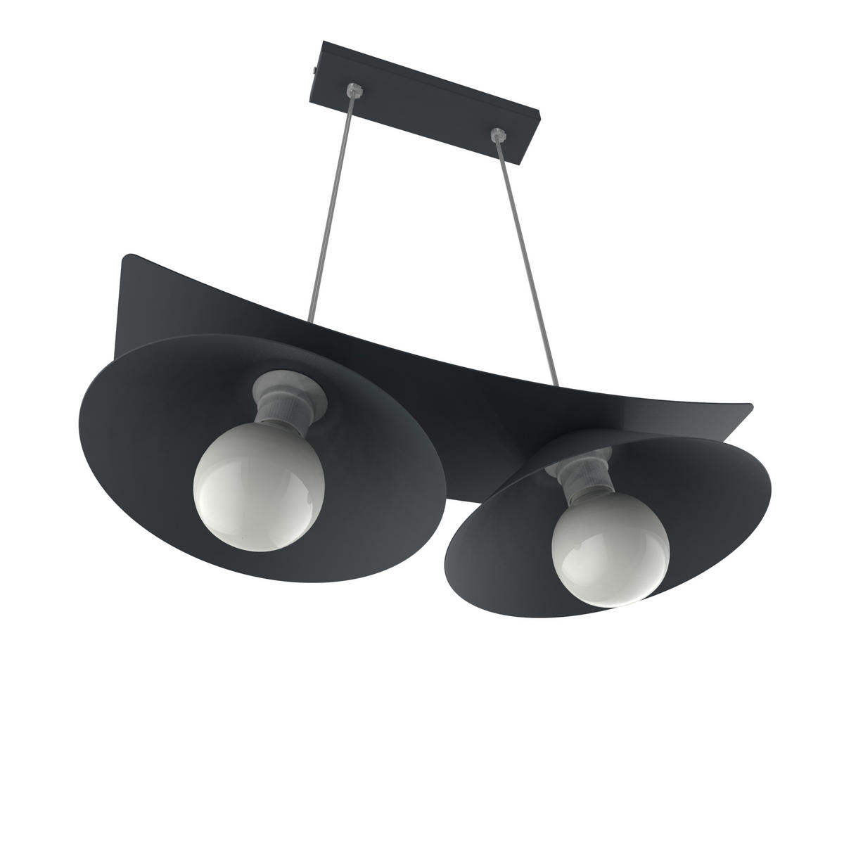 HÄNGELEUCHTE - Anthrazit, Metall (25/50/16cm) - Lumicom