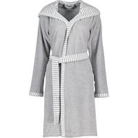 BADEMANTEL DAMEN KURZMANTEL MIT KAPUZE JUNO GRAU MELANGE - 7380 - Grau, Textil (XLnull) - Vossen