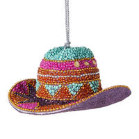 BAUMANHÄNGER Hang On Cowboy Hut - Pink, Kunststoff/Metall (11/6/11cm) - Butlers