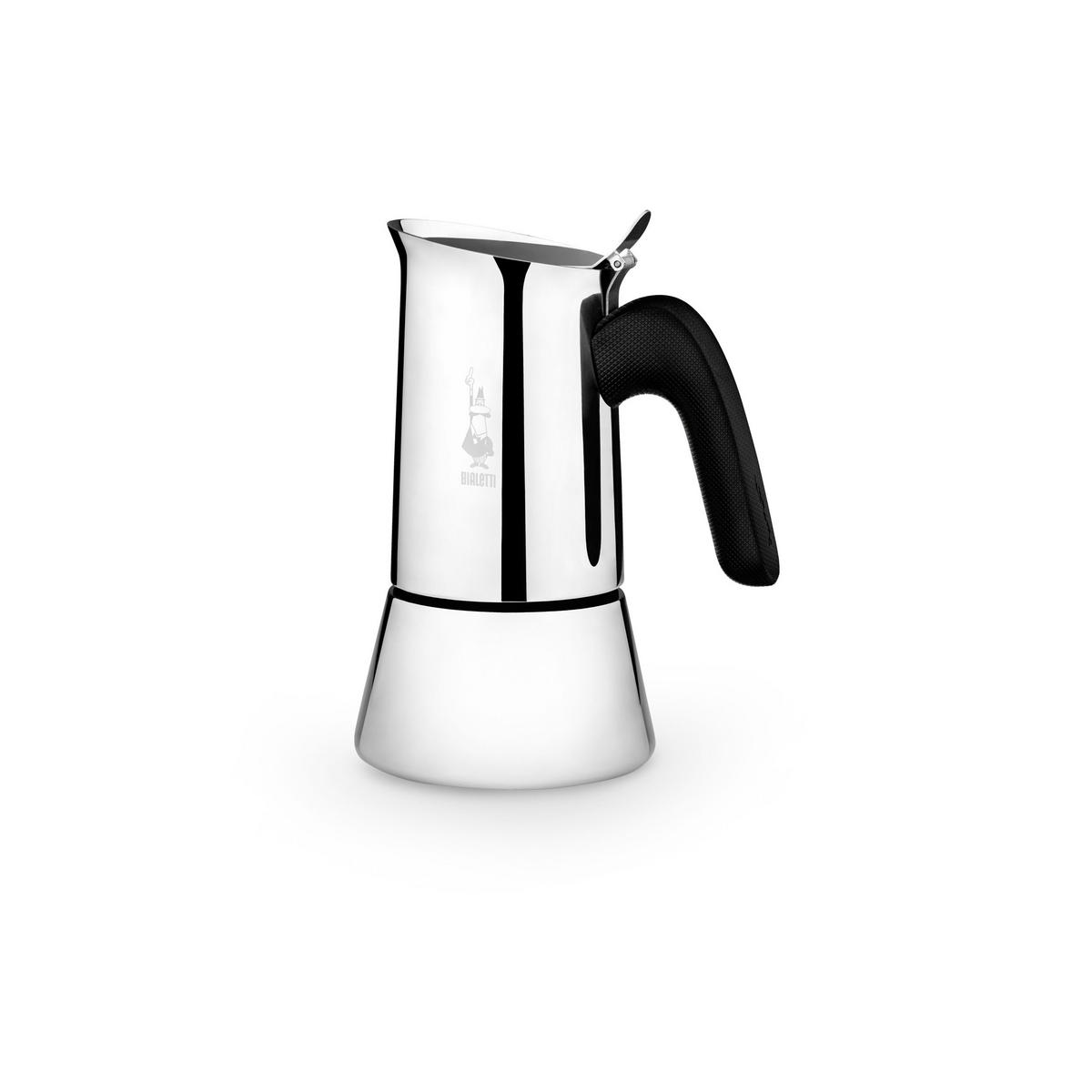 ESPRESSOKOCHER New Venus für 2 Tassen, Edelstahl, Kupfer, 85 ml - Silberfarben, Metall (13/23/14cm) - Bialetti