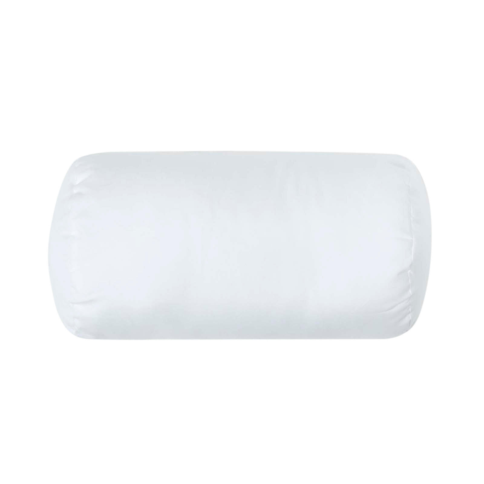 NACKENROLLE Füllkissen – Mikrofaser, 45/20 cm - Weiß, Textil (20/45cm) - Homescapes