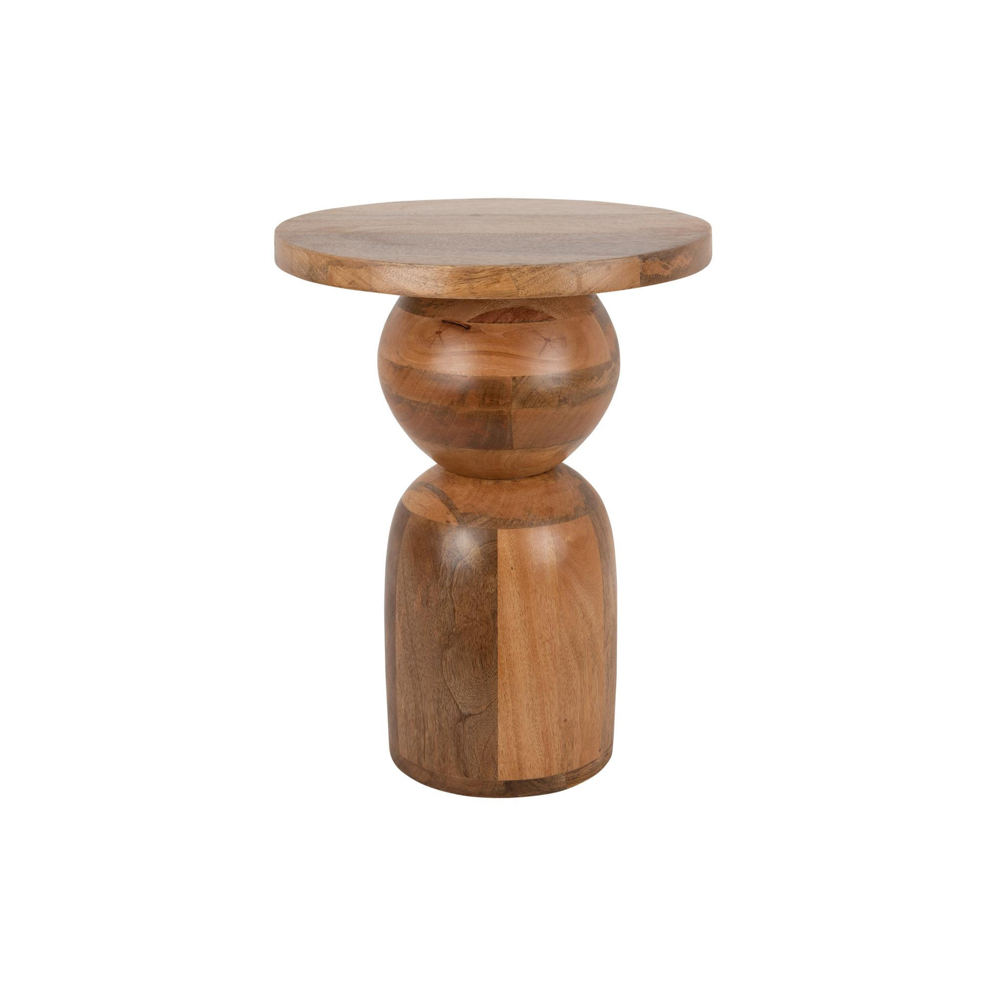 BEISTELLTISCH Dia Groot Natürlich 35/35/46.5 cm - Hellbraun, Holz (35/35/46.5cm) - Leitmotiv