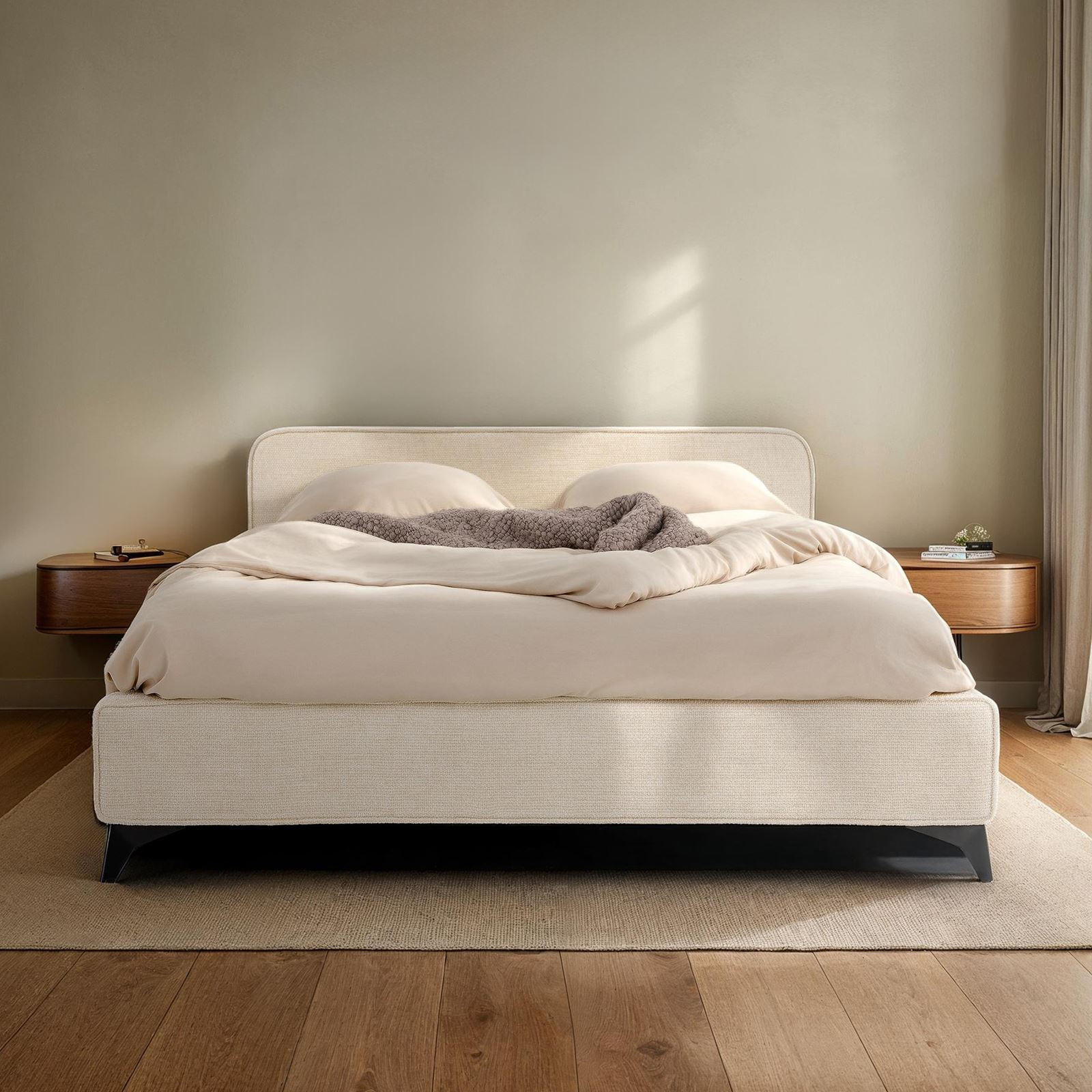 POLSTERBETT VIRETTA 140X200 CM - Weiß, Textil (140/200cm) - IDIMEX