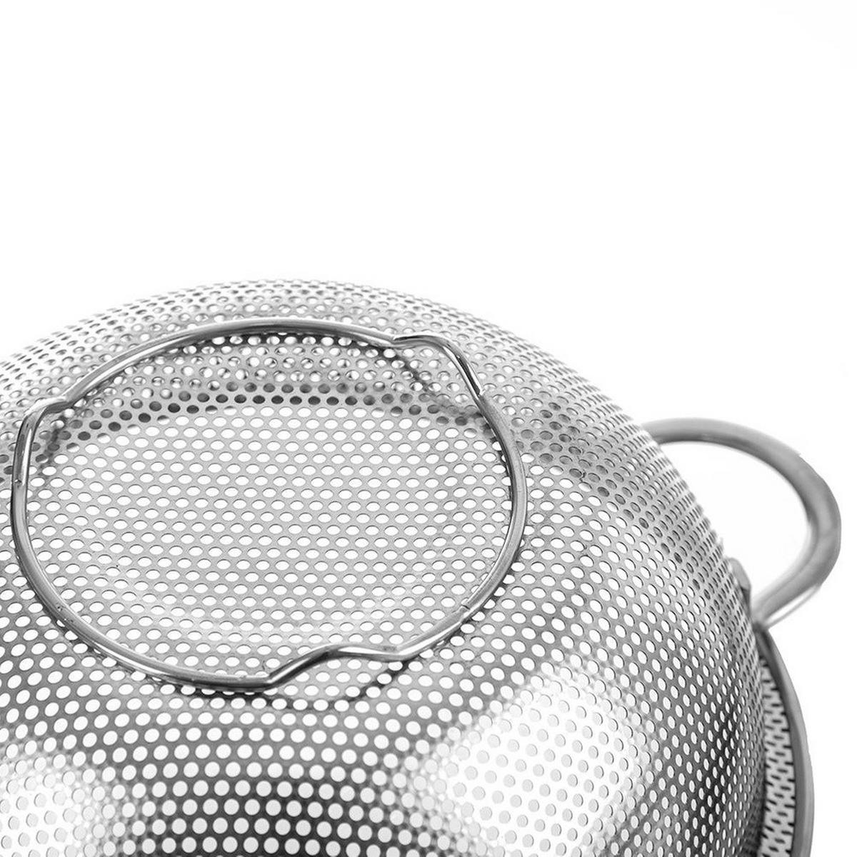 KÜCHENSIEB ANETT Silber 20,5 cm - Silberfarben, Metall (20.5cm) - Orion 