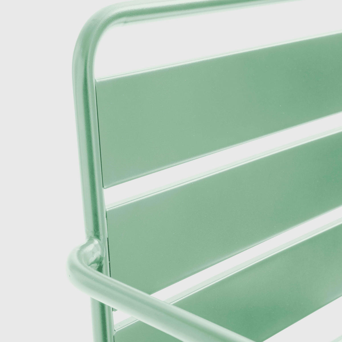 GARTENSTUHL grün, Metall - Mintgrün, Metall (65/76/70cm) - Oviala