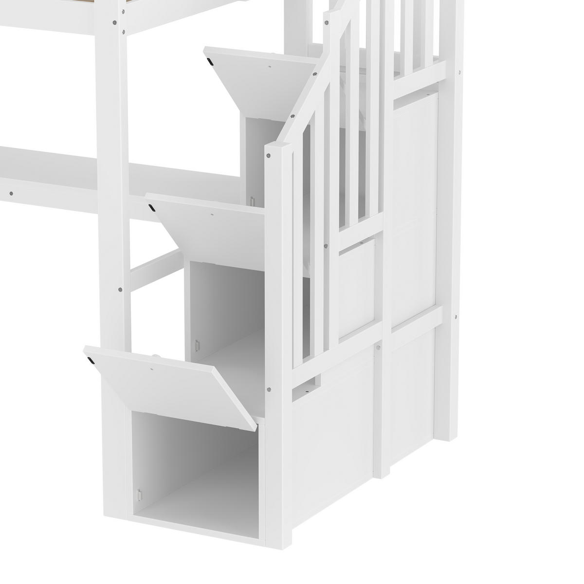 HOCHBETT 90/200 cm Weiß - Weiß, Holz - Raumix