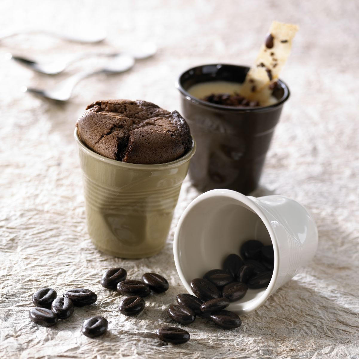 KNICKBECHER Cappuccino 0,18l Havanna - Braun, Keramik (0.18L) - Revol Porcelaine France