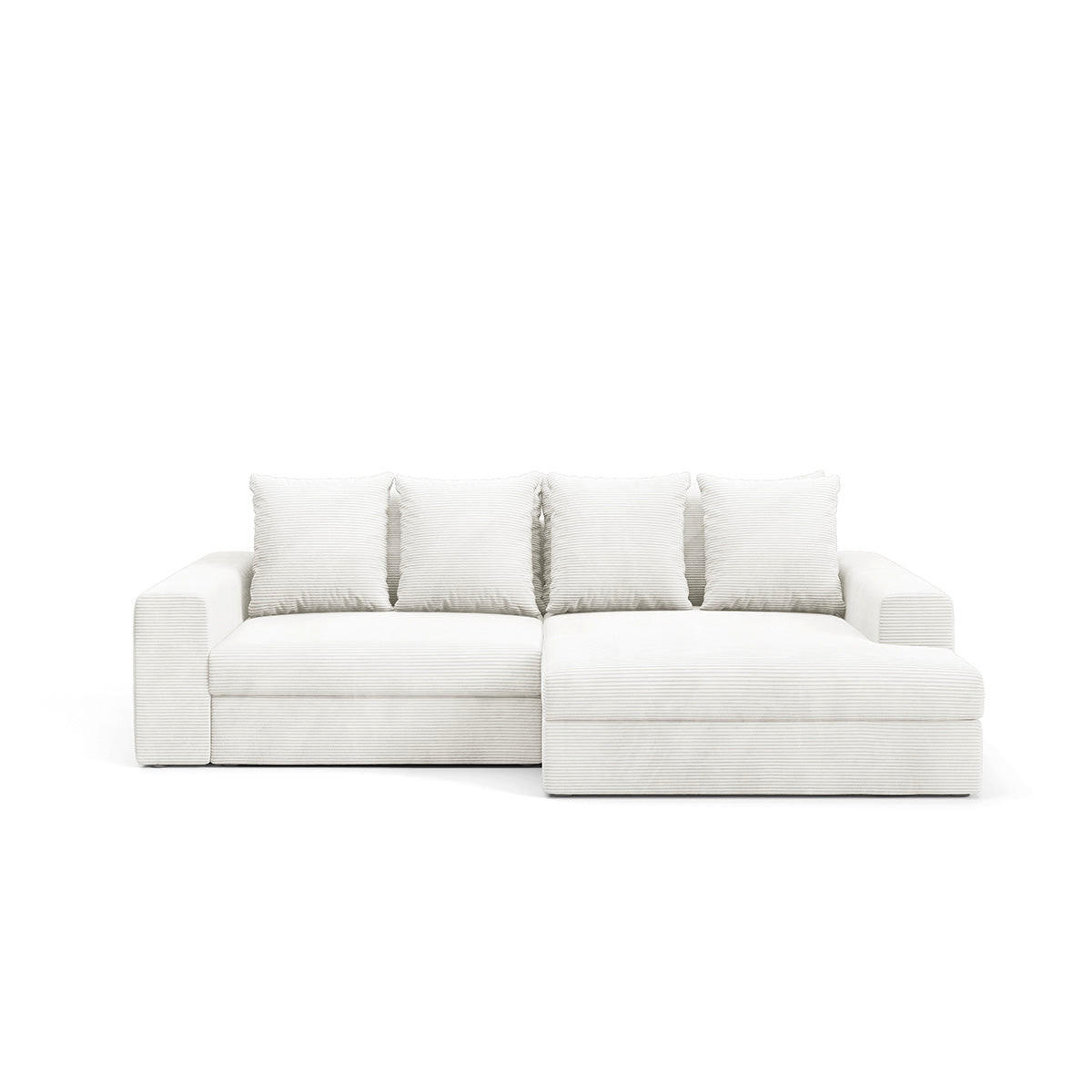 Petits-meubles Ecksofa Weiß 272x167 cm