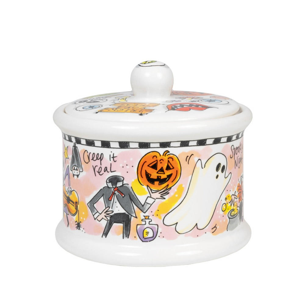 VORRATSDOSE Halloween in Bunt - 13cm - Multicolor, Keramik (14/13/14.3cm) - Blond Amsterdam