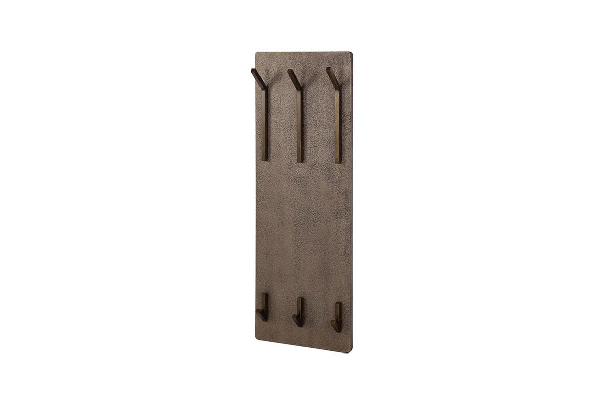 GARDEROBE AUREA Bronze Metall - Bronzefarben, Metall (35/100/12cm) - KAWOLA