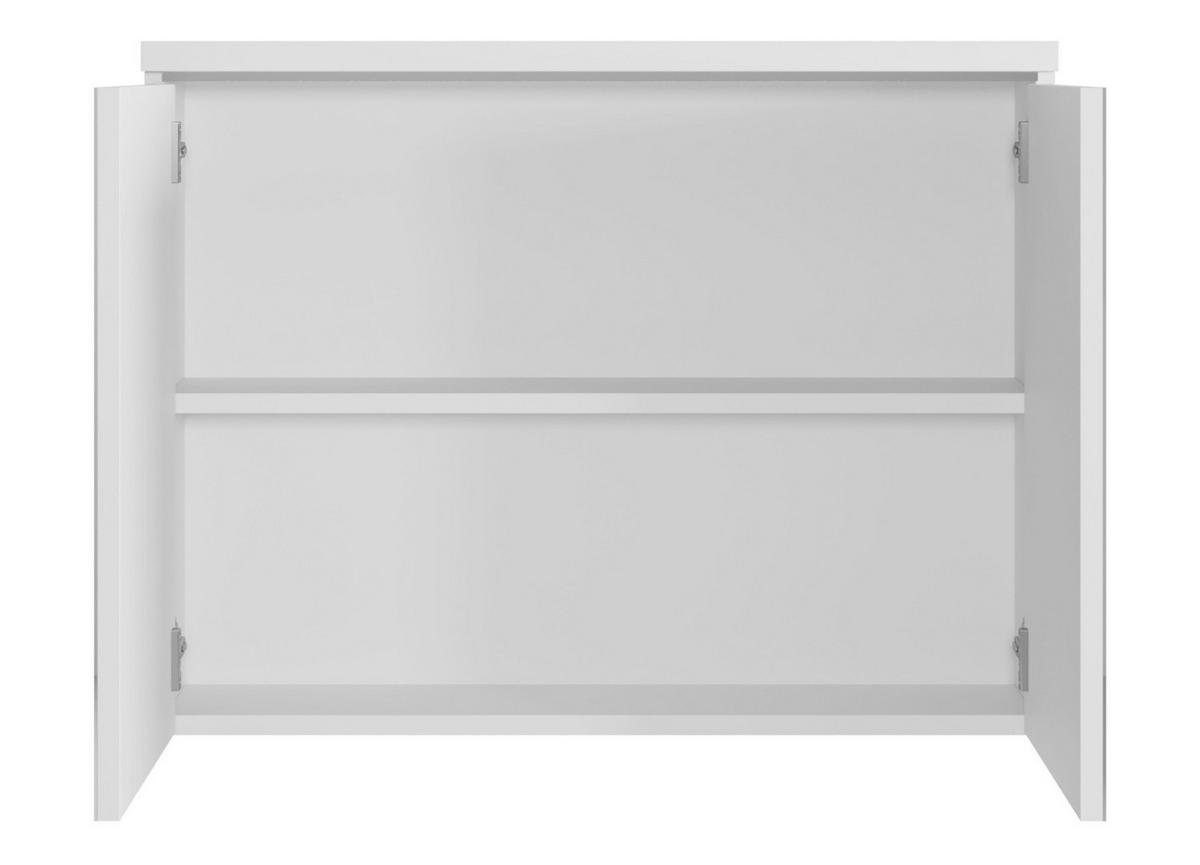 SPIEGELSCHRANK Paso Weiß - 80 x 20 x 60 cm - Weiß, Holz (80/60/20cm) - Badplaats