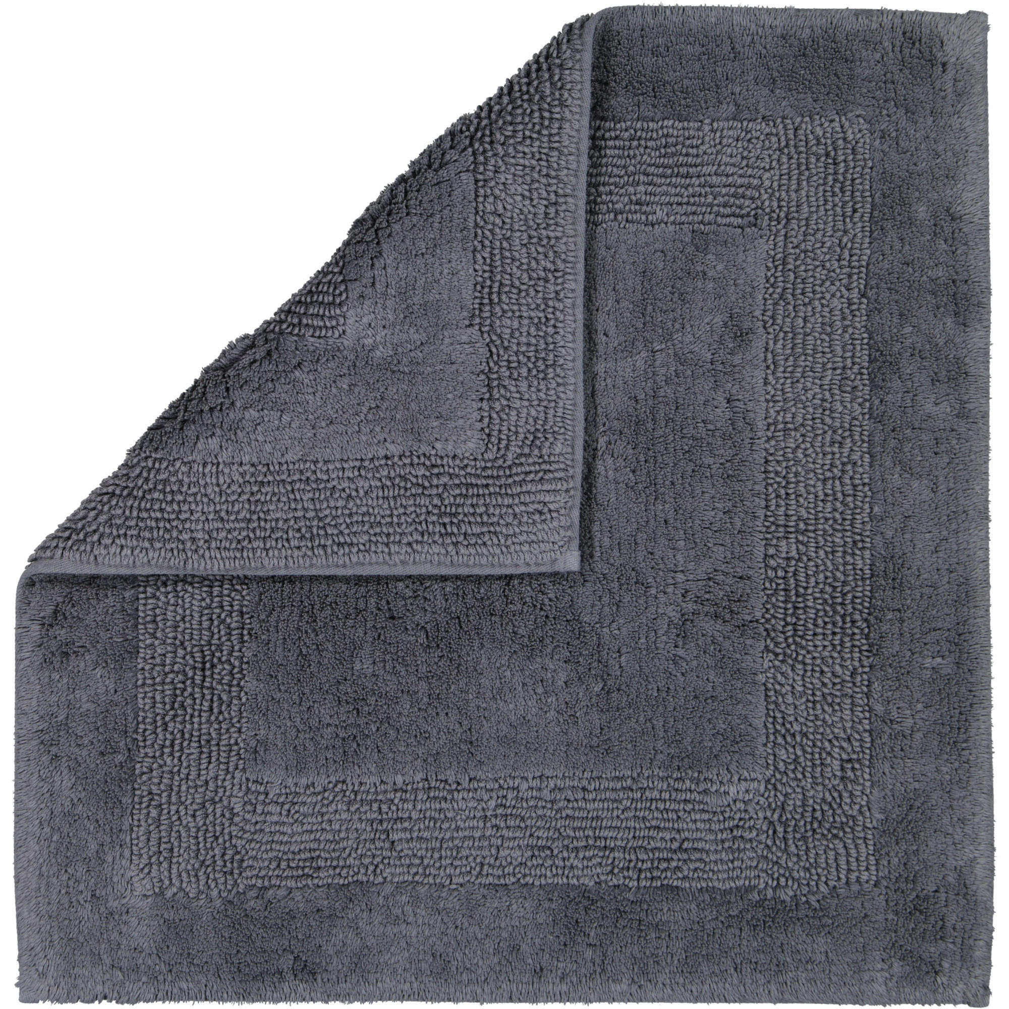 BADTEPPICHE LUXUS BADTEPPICH 1000 ANTHRAZIT - 774 - Grau, Textil (60/60cm) - Cawö