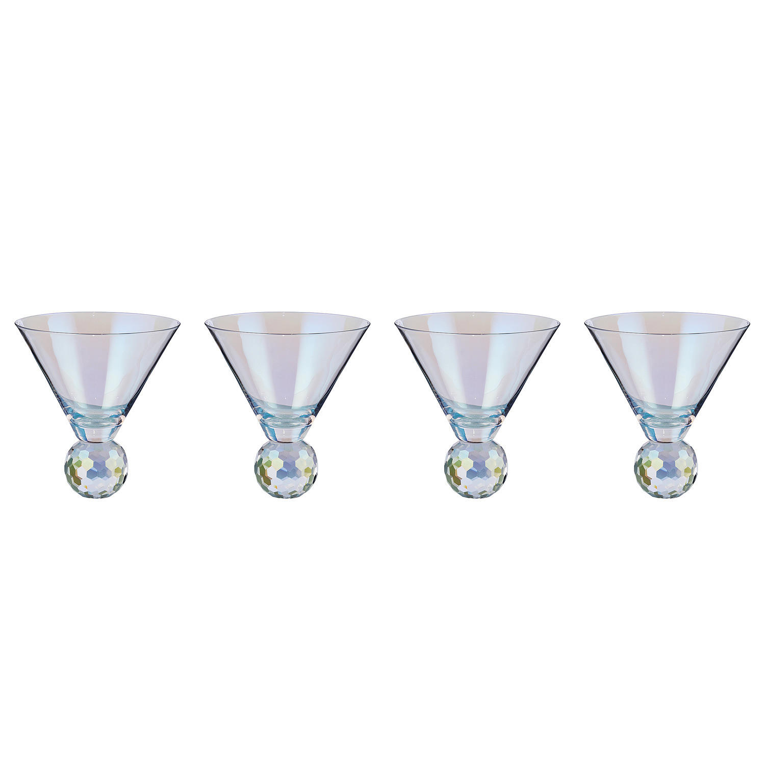COCKTAILGLAS (4er-Set) Dancer Disco 300ml - Transparent, Glas (0.3L) - Butlers