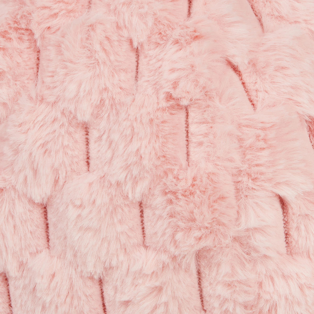 Dekokissen Rosa 30/30 cm Rosea - Pink, Kunststoff (30/30cm) - Beliani