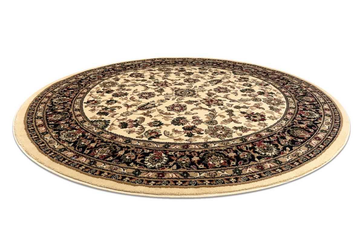 TEPPICH Royal 150 cm - Braun, Textil (150/150cm) - rugsX