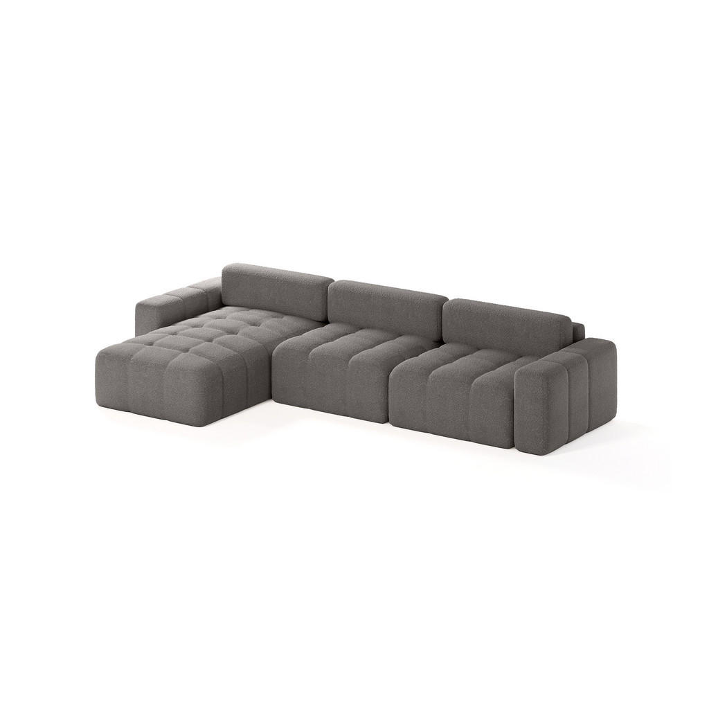 Thumbnail - Fedve Ecksofa, Graphit, Textil, L-Form,L-Form, 346x185 cm, Wohnzimmer, Sofas & Couches, Wohnlandschaften, Ecksofas