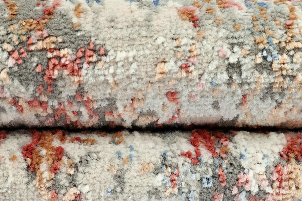 TEPPICH RETRO Hellgrau 160/220 cm - Hellgrau, Textil (160/220cm) - Tapiso