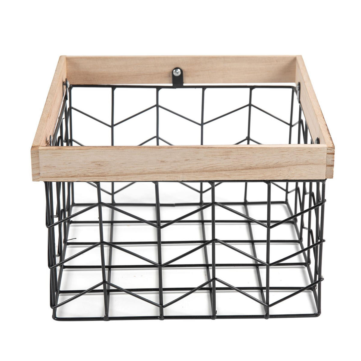 METALLKÖRBE BOHAI - Naturfarben, Metall (32/26/32cm) - IDIMEX