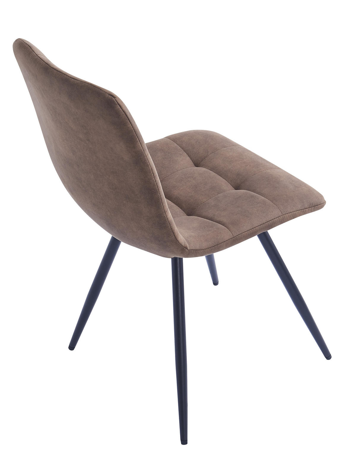 STUHL 2er-Set Stoff Braun - Braun, Textil (45/85/55cm) - Nordlys