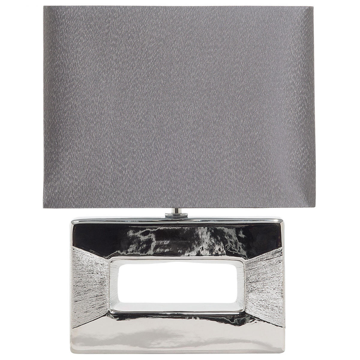 TISCHLAMPE Onyx 16/32/42 cm - Grau, Keramik (16/32/42cm) - Beliani