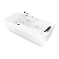 WHIRLPOOL Pool Badewanne Wanne W49-PR 170x80cm - Weiß, Glas/Kunststoff (80/56/170cm) - AcquaVapore by Sandra Jentho