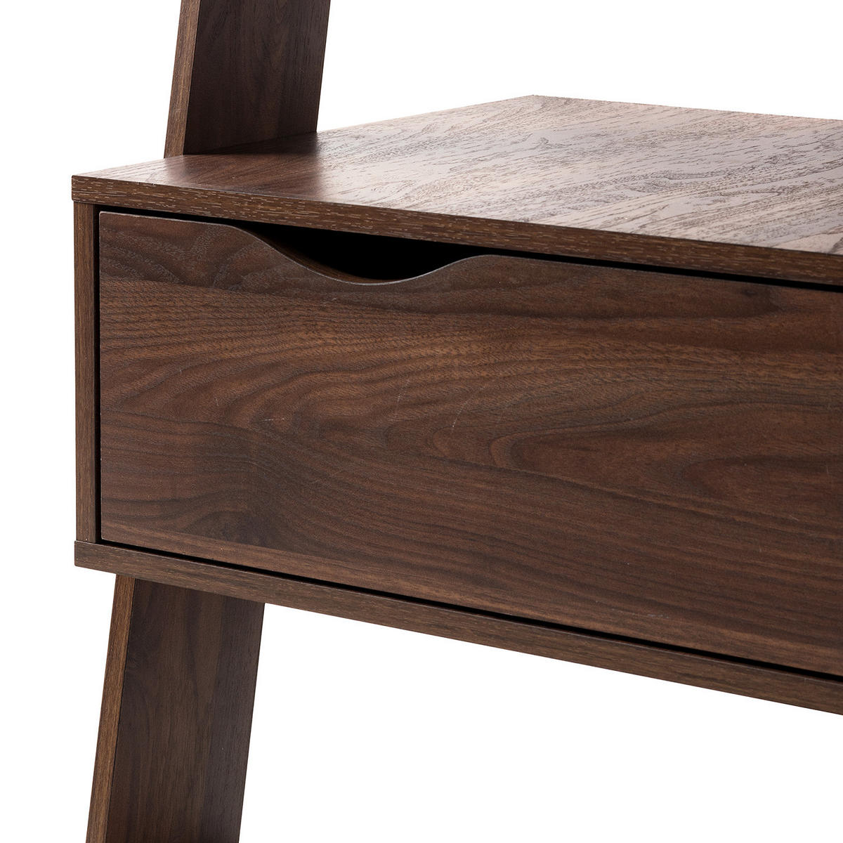 REGAL - Walnuss Dekor - Walnussfarben, Holzwerkstoff (55/180/48cm) - home24