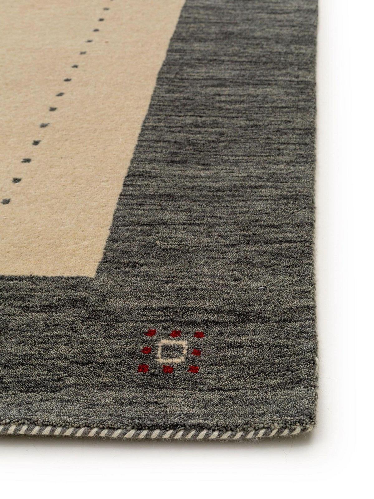 WOLLTEPPICH Jamal Beige/Grau 300x400 cm - Beige/Grau, Textil (300/1cm) - KUNSTLOFT