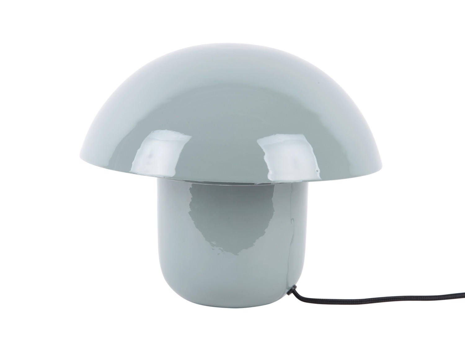 TISCHLAMPE Fat Mushroom 29/29/25 cm - Blau, Metall (29/29/25cm) - Leitmotiv