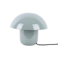 TISCHLAMPE Fat Mushroom 29/29/25 cm - Blau, Metall (29/29/25cm) - Leitmotiv