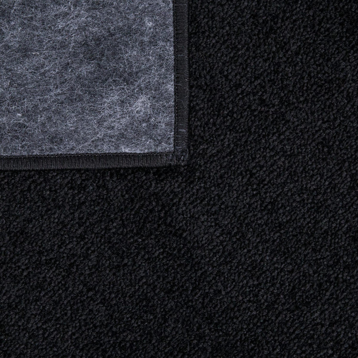 FLACHWEBETEPPICH Grau Schwarz 240 x 340 cm - Schwarz, Kunststoff (240/340cm) - TT Home