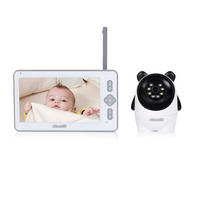 BABYPHONE Titan Kamera 7 Zoll weiß LED-Leuchten Schlafmodus Bildzoom VOX - Weiß, Kunststoff - Chipolino