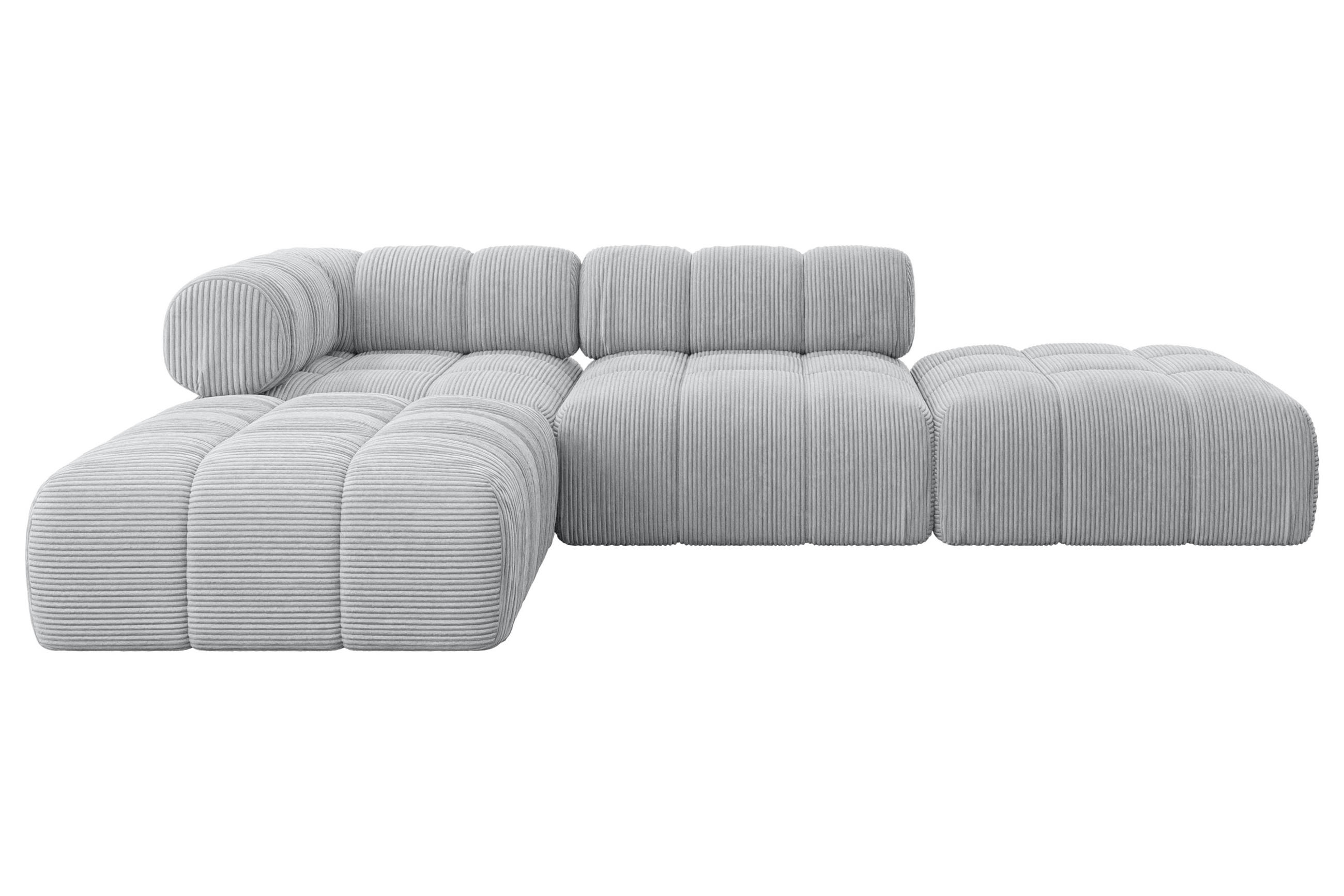 Altdecor Ecksofa Grau 285x190 cm