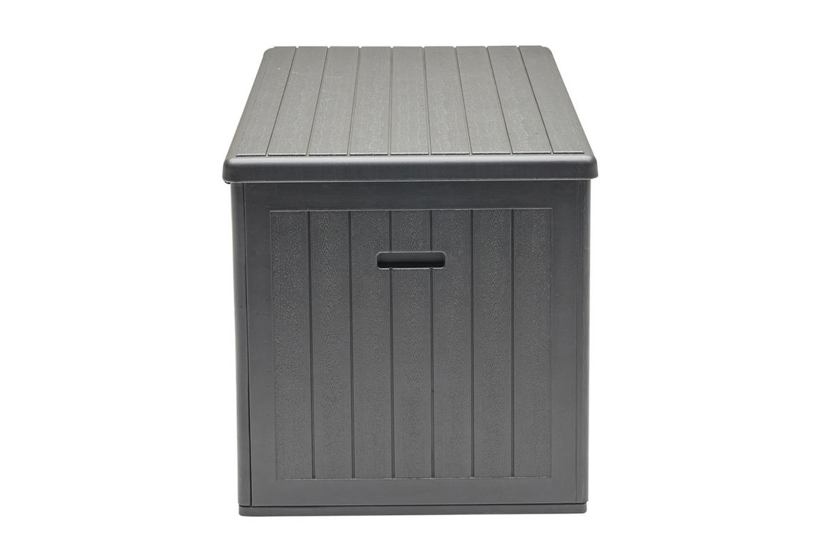 KISSENBOX Lilo 160x80 cm, Kunststoff, Schwarz - Schwarz, Kunststoff (160/72/80cm) - dasmöbelwerk