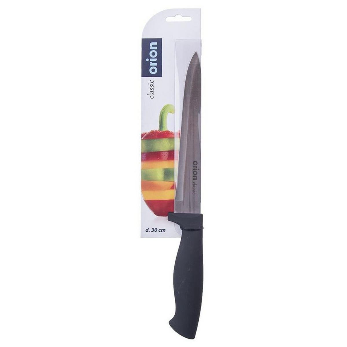 KÜCHENMESSER CLASSIC Schwarz Silber - Schwarz, Metall (30cm) - Orion 