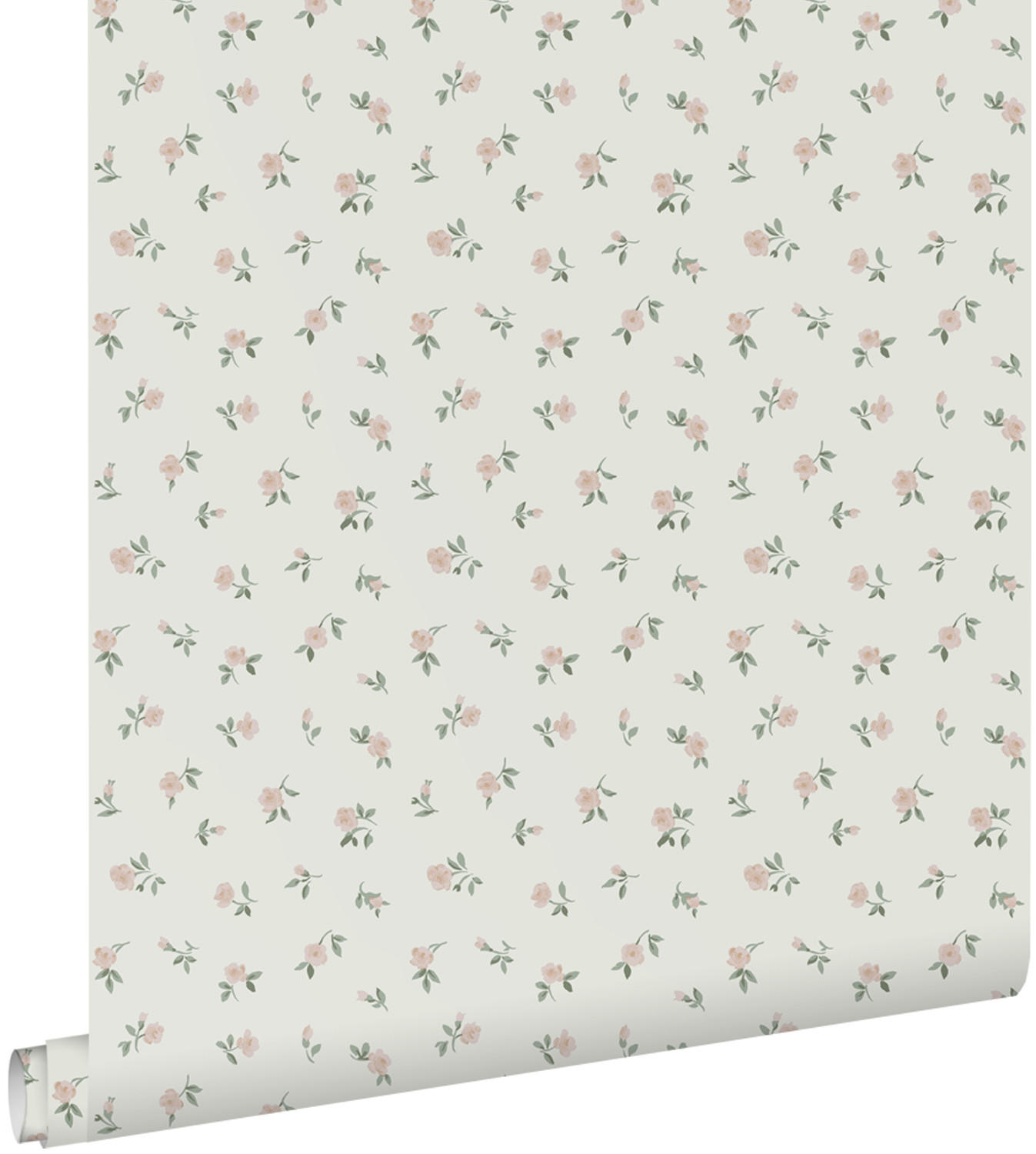 TAPETE Blumenmuster 50 x 900 cm - Blau, Papier (50/900cm) - ESTAhome