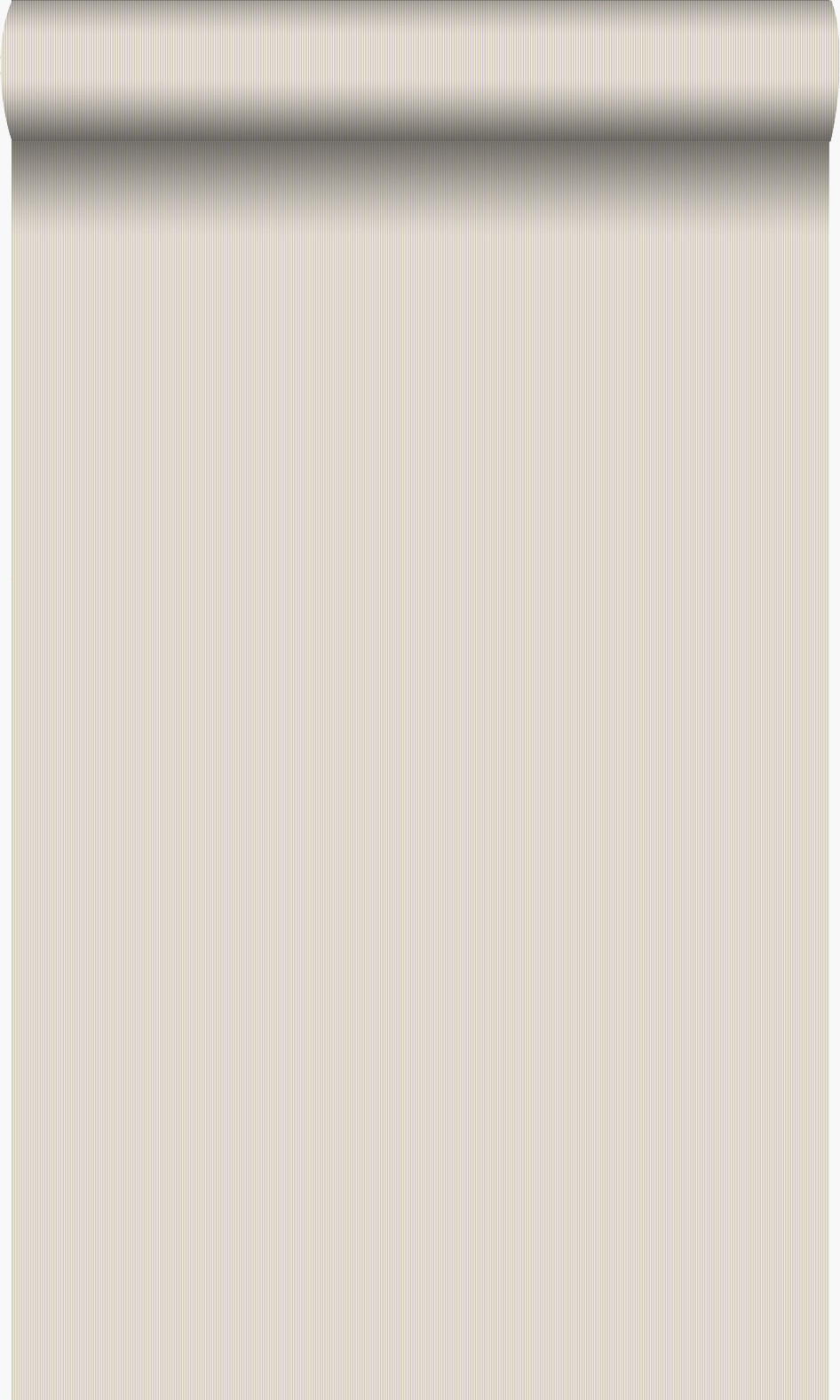 TAPETE feine Streifen 53 cm x 10.05 m - Beige, Papier (53/1000cm) - Origin Wallcoverings