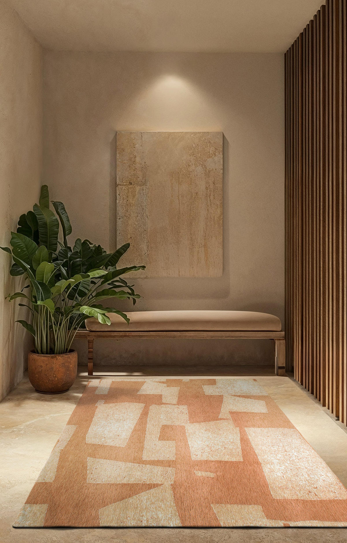 TEPPICH modern In-/Outdoor Flachgewebe SPRING Orange 240x340 cm - Orange, Textil (240/340cm) - Novatrend