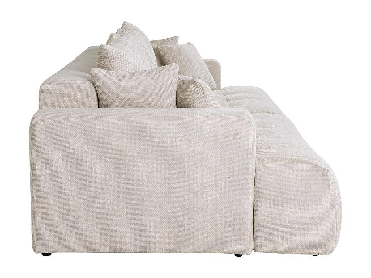 SOFA ohne Schlafmöglichkeit - 4 Personen-Sitzer - Stoff - Beige - - Beige, Textil (272/102/140cm) - Vente-Unique