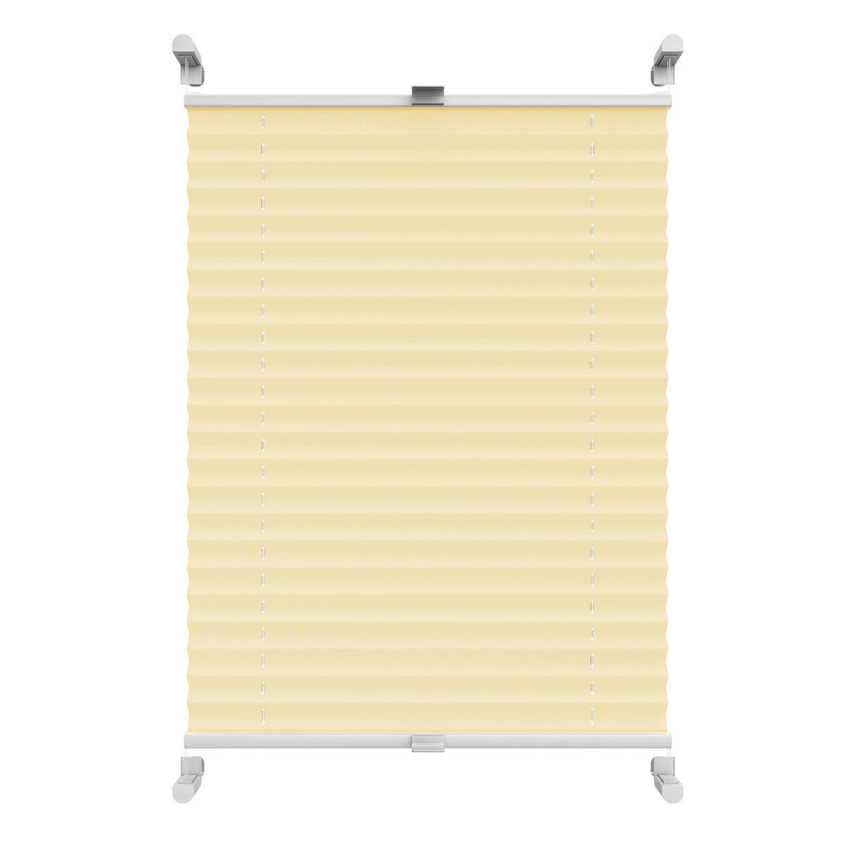 PLISSEE Thermo Basic 60 x 150cm Klemmfix ohne Bohren - Orange, Textil (60/150cm) - Deco-Raum
