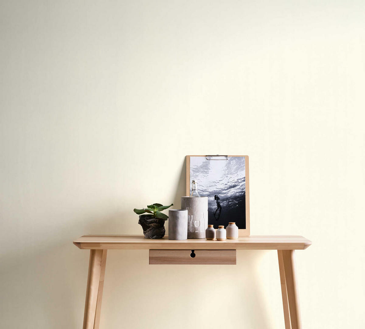 VLIESTAPETE Beige 53/1005 cm - Beige, Kunststoff/Textil (53/1cm) - KUNSTLOFT