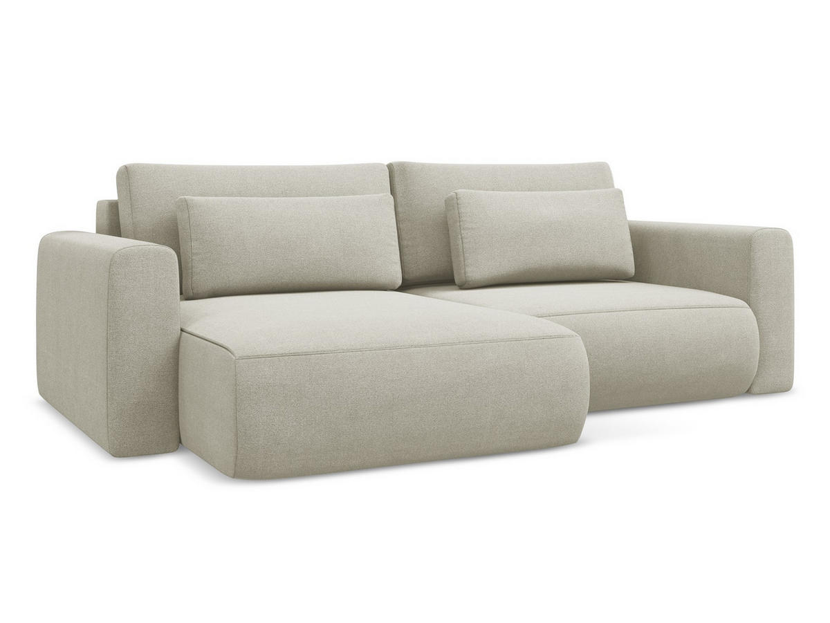 POUF Chenille Stoff Pink - Pink/Hellrosa, Kunststoff/Textil (65/40/65cm) - Makamii