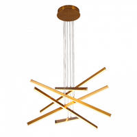 HÄNGELEUCHTE Cynthia, Gold / Messing, 150cm - Goldfarben, Metall (106/106/150cm) - KOSILUM