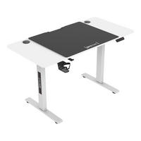 COMPUTERTISCH Stryn - Schwarz/Weiß, Metall (60/120/117cm) - pro.tec