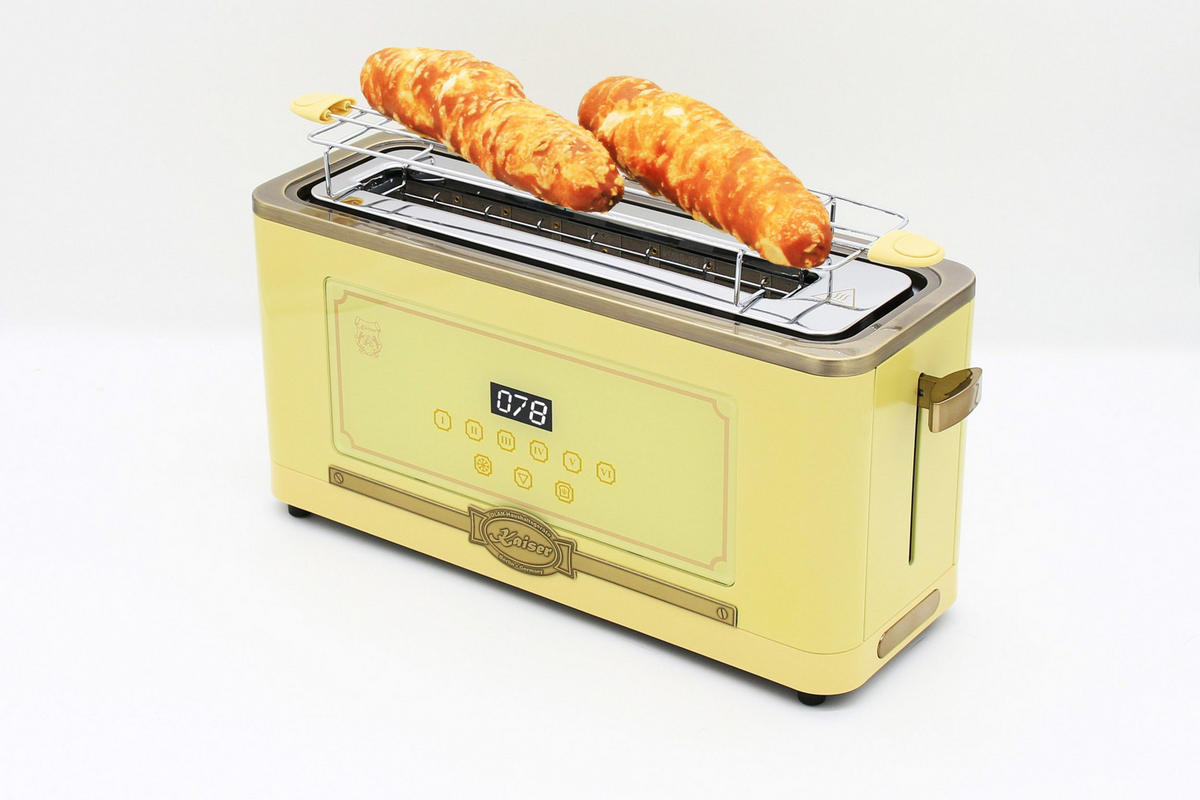 TOASTER T 4000 ElfEm, Elfenbein, 6 verschiedene Toaststufen - Beige, Metall (38.5/18.5/13.1cm) - Kaiser Küchengeräte