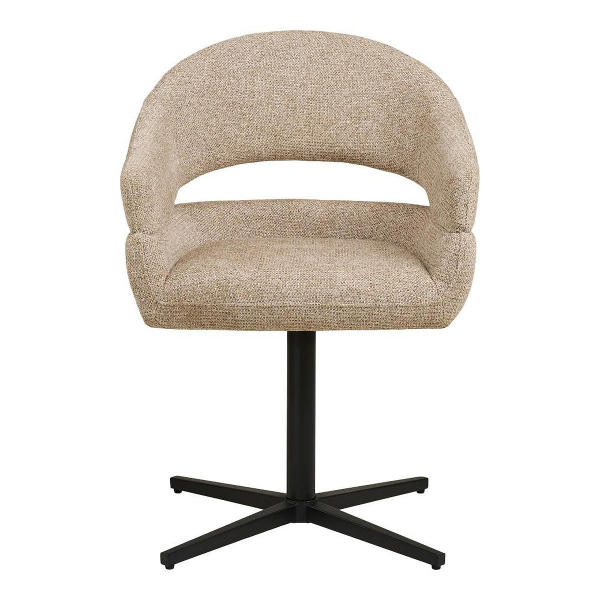 ESSZIMMERSTUHL, Anna, Sandfarben, Stahl, 60 x 58 x 87 cm - Sandfarben, Textil/Metall (60/87/58cm) - ebuy24
