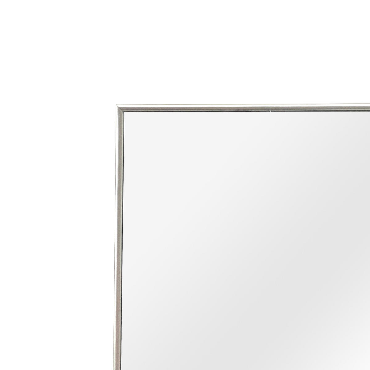 STANDSPIEGEL Barletta - Silberfarben, Glas/Kunststoff (35/150.6/150cm) - [en.casa]