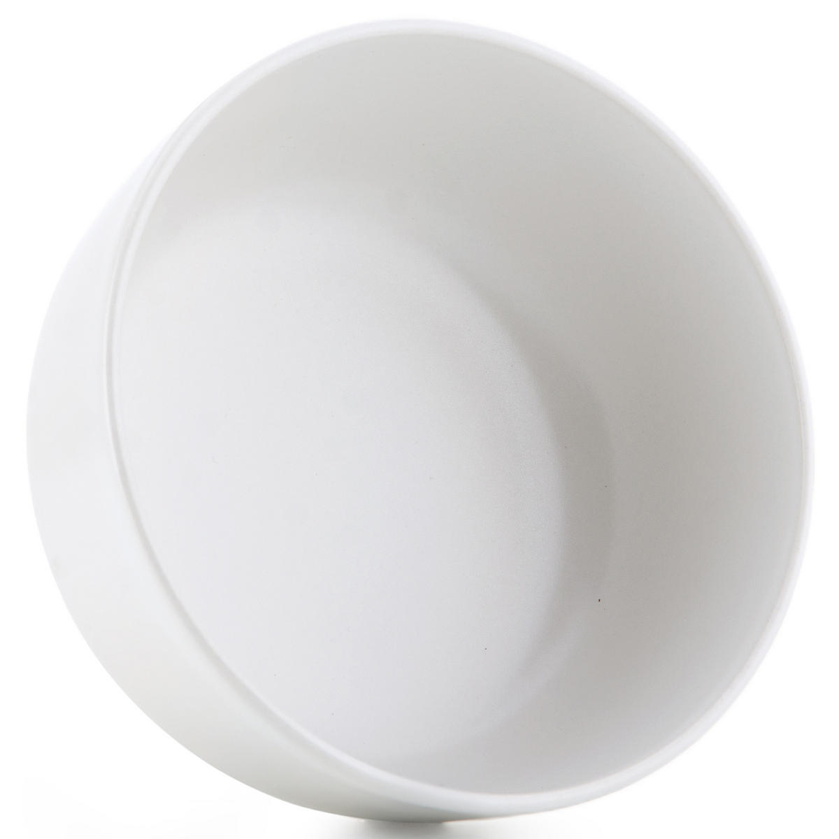 SCHÜSSEL-SET VICTO 6 Personen 6-tlg, matt - Weiß, Keramik - KONSIMO®